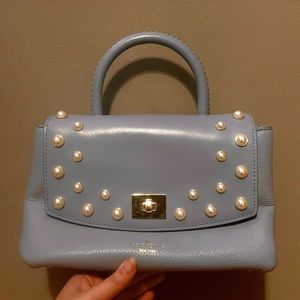 Kate spade light blue Pearl top handle purse
